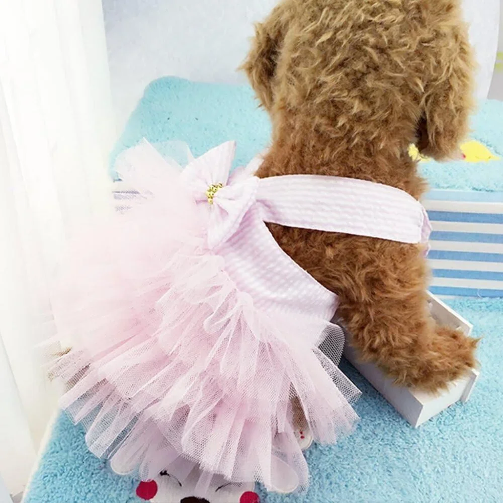 Durable and Elegant Pink Dog Dress for Everyday and Special Occasions